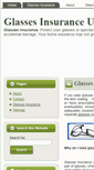 Mobile Screenshot of glassesinsurance.co.uk